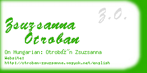 zsuzsanna otroban business card